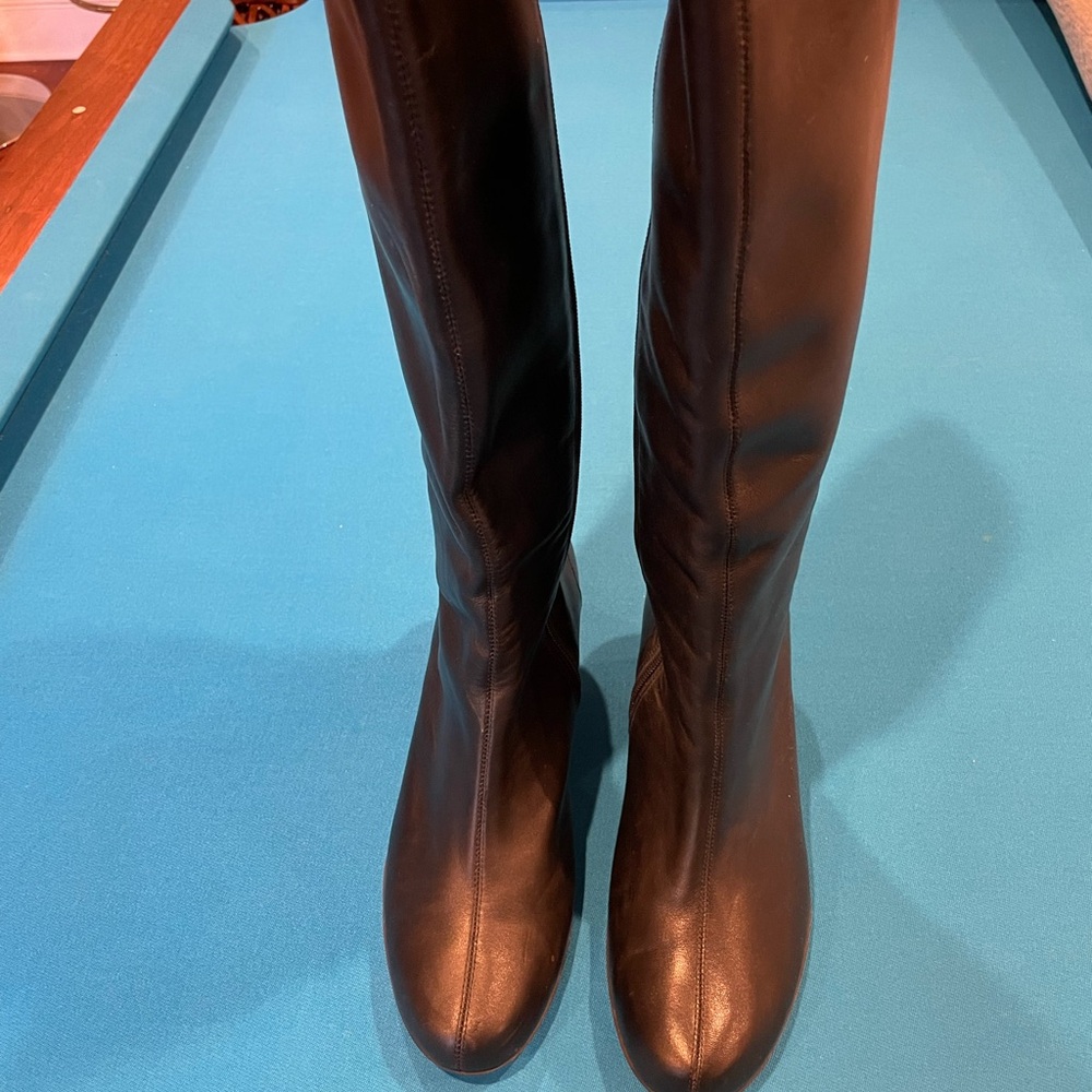 Aetrex black leather boots